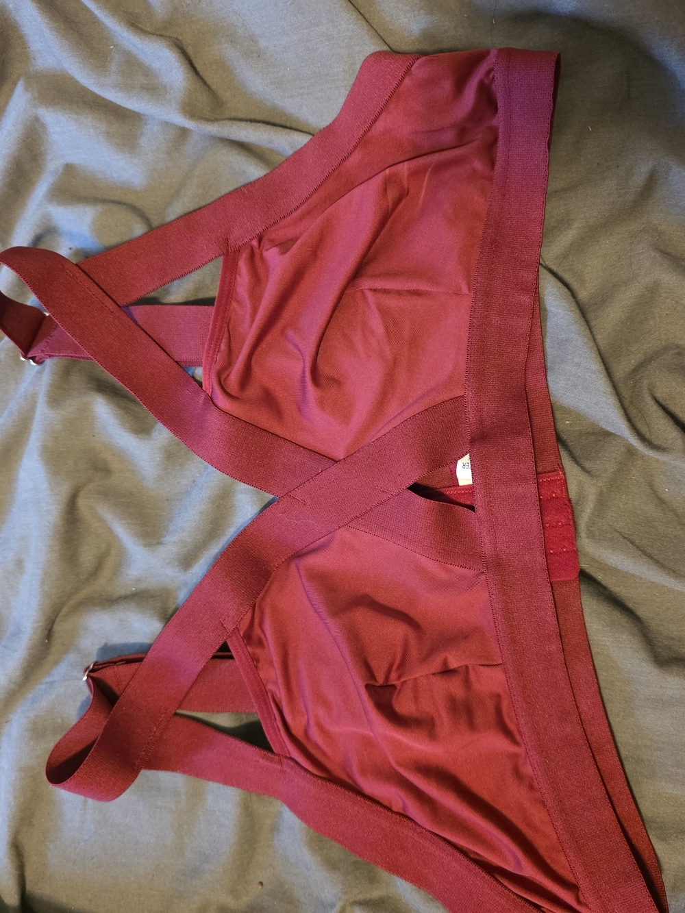 Everyday Comfort Wireless Bralette in Deep Red